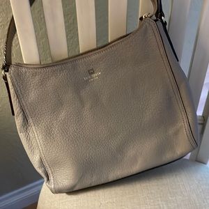 Kate Spade Grey Leather Shoulder Bag